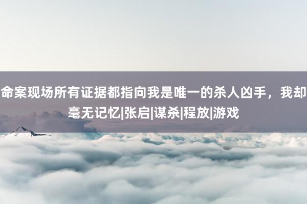 命案现场所有证据都指向我是唯一的杀人凶手，我却毫无记忆|张启|谋杀|程放|游戏