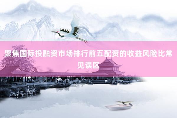 聚焦国际投融资市场排行前五配资的收益风险比常见误区